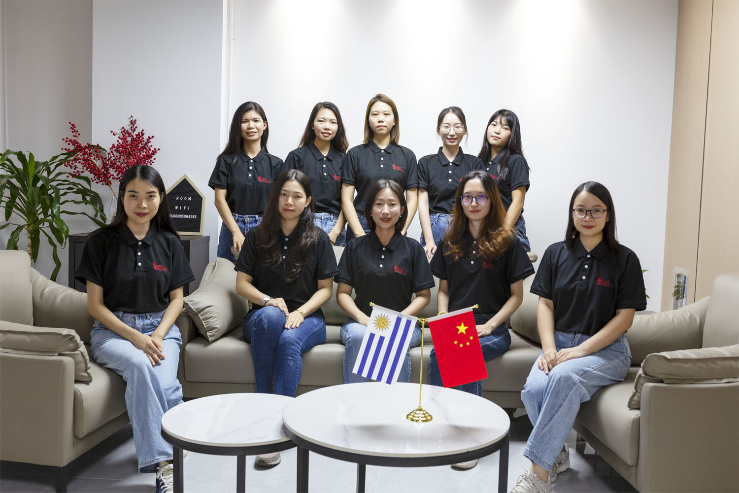 Equipo de Grupo Dragon en Guangzhou